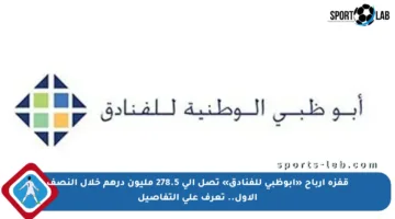 قفزة أرباح «أبوظبي للفنادق» تصل إلى 278.5 مليون درهم خلال النصف الأول.. تعرف على التفاصيل